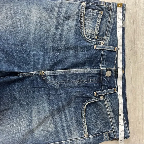 Citizens of Humanity Liya High Rise Classic Fit Crop with Distressed Hem, 26 - Picture 11 of 14